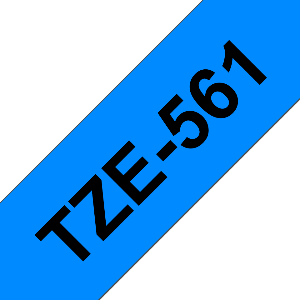 [TZE-561] TZE-561 Brother  36MM BLACK ON BLUE TZ TAPE