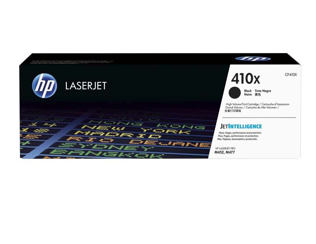 [CF410X] CF410X HP 410X Black LaserJet Toner Cartridge