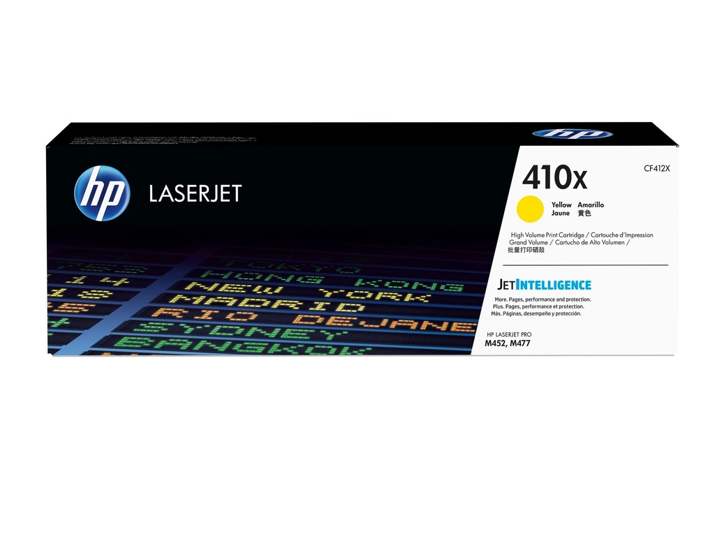 [CF412X] CF412X HP 410X Yellow High Yield Original LaserJet Cartridge