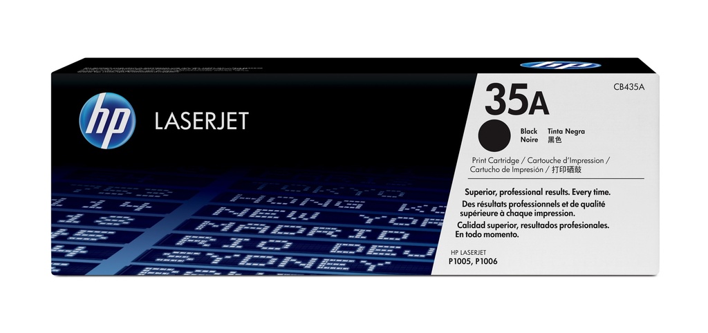 [CB435A] CB435A HP LASERJET  BLACK TONER CARTRIDGE