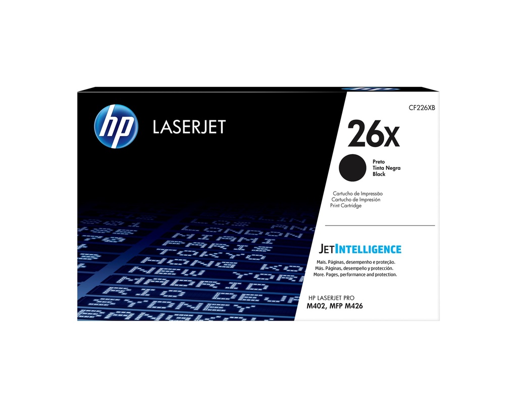 [CF226X] CF226X HP 26X Black LaserJet Toner Cartridge