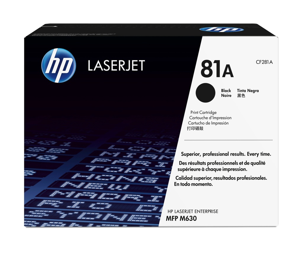 [CF281A] CF281A HP 81A Black Original LaserJet Toner Cartridge for MFP M630Z/M630DN/M630F/M630H