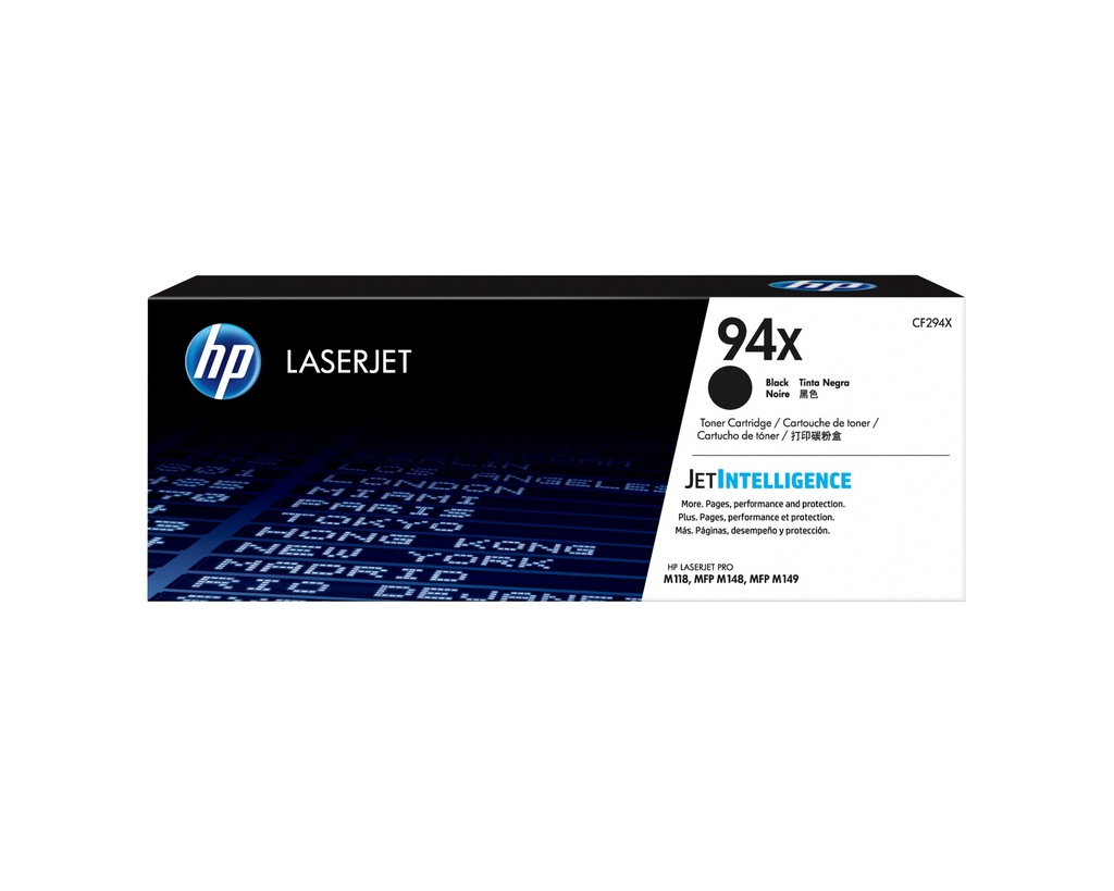 [CF294X] CF294X HP 94X High Yield Black Original LaserJet Toner Cartridge