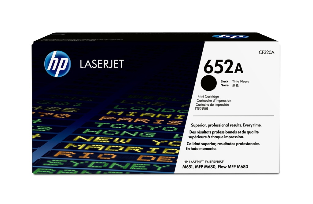 [CF320A] CF320A HP 652A Black LaserJet Toner Cartridge