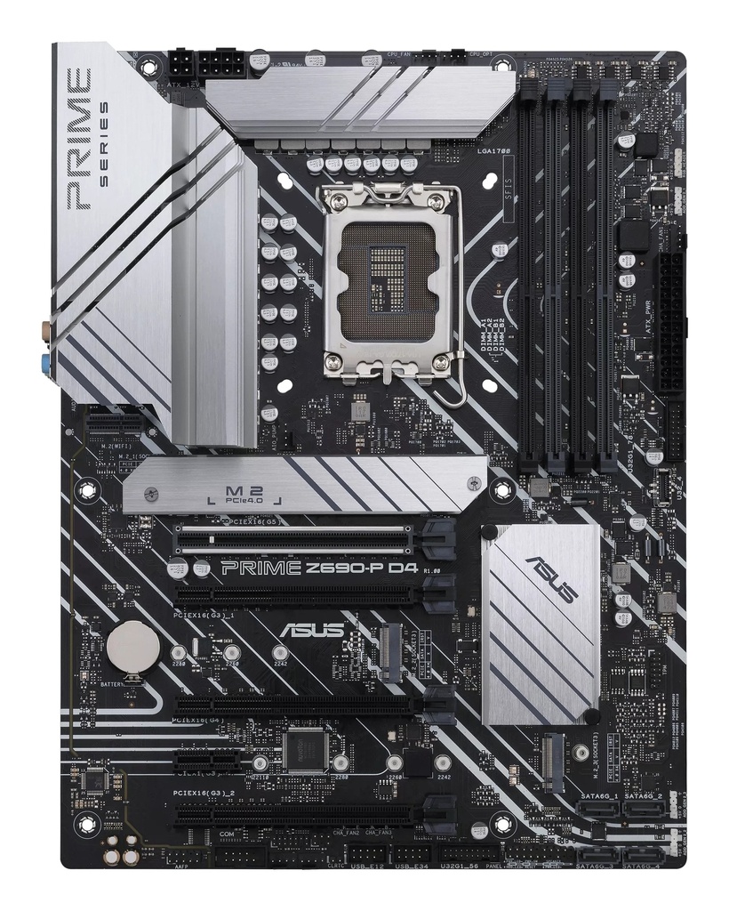 [PRIME-Z690-P-CSM] PRIME-Z690-P-CSM ASUS Intel Z690 (LGA 1700) ATX motherboard with PCIe 5.0, DDR5, three M.2 slots, 14+1 DrMOS, HDMI, DisplayPort, 2.5 Gb Ethernet, USB 3.2 Gen 2x2