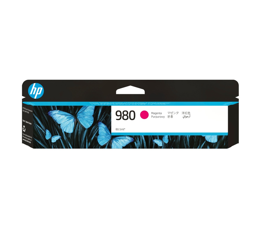 [D8J08A] D8J08A HP 980 Magenta Original Ink Cartridge