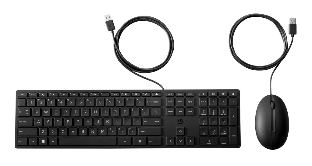 [9SR36AA] 9SR36AA HP Wired Desktop 320MK Mouse and Keyboard (replaces T6T83AA)