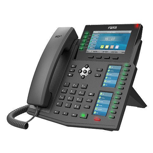 [6937295603057] 6937295603057 Fanvil X6U Enterprise IP Phone - 4.3" (Video) Colour Screen, 20 Lines, 60 x DSS Buttons, Dual Gigabit NIC, Built in Bluetooth, *SBC Ready (V2)
