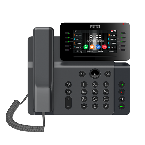 [6937295602845] 6937295602845 Fanvil V65 Prime Business Phone, 4.3” Adjustable Screen, built-in BT and Wi-Fi, 20 Lines, 45 DSS Keys, HD Voice Quality, SBC Ready, 2 Years WTY