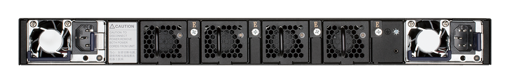 54-Port Data Centre Switch with 48 10 GbE SFP+ Ports and 6 40 GbE QSFP+ Ports, Bare Metal, ONIE compatible