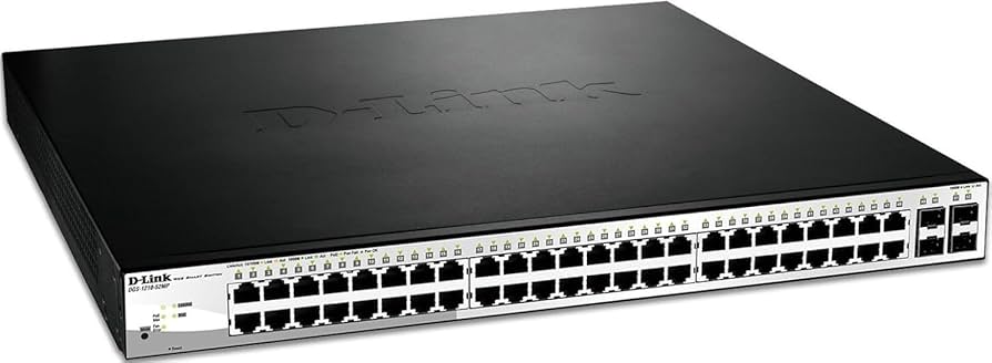 52-Port Gigabit WebSmart PoE Switch with 48 PoE UTP and 4 SFP Ports