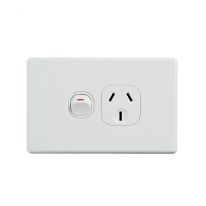 Elegant Single Power Point 250V 10A - Horizontal