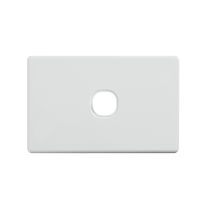 Classic 1 Gang Switch Cover - White