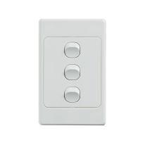 Ultima 3 Gang Switch 250V 16AX - Vertical
