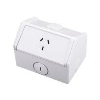 Weatherproof Single Power Point IP53 250V 10A