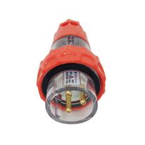 Industrial Straight Plug 250V 3 round Pin 20A