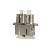 LC - SC OM3 / OM4 Multimode Through Coupler / Adaptor DUPLEX
