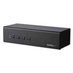 StarTech 4 Port Dual Monitor Dual Link DVI KVM Switch 1440p (USB 3.0 Hub & Audio) SV431DL2DU3A