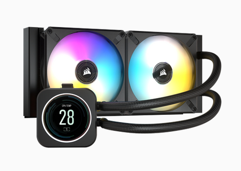 Corsair iCUE H100i ELITE LCD Display Liquid CPU Cooler