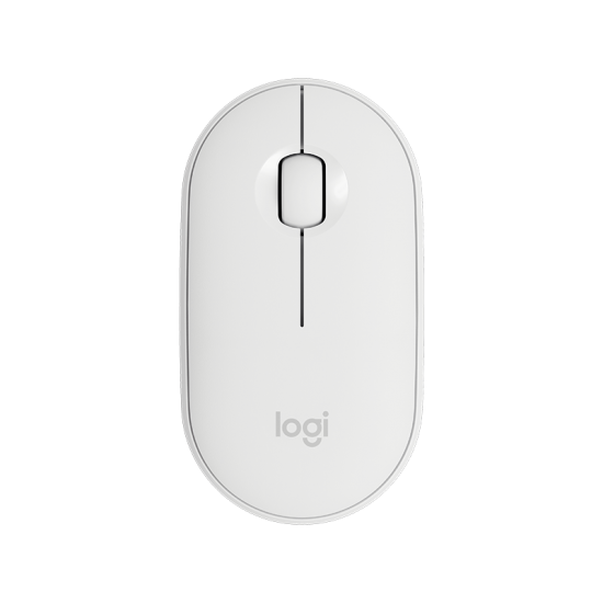 910-005600 Pebble M350 Wireless/Bluetooth Mouse - Off White