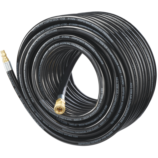 30m Braided Air Hose with Brass Fittings ACH003
