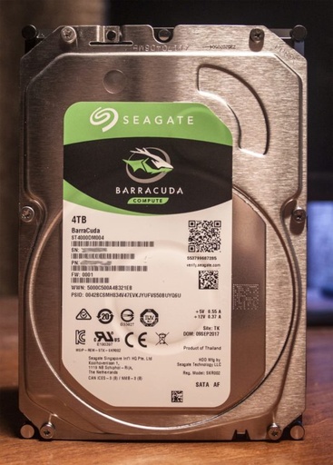 T4000DM004 BarraCuda 3.5" 4TB SATA3 Internal Hard Drive S