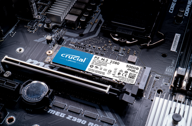Crucial P2 M.2 2280 NVMe 500GB PCIe Internal SSD 2300MB/s CT500P2SSD8