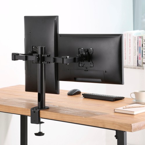 Dual Monitors Affordable Steel Articulating Monitor Arm 17"-32"