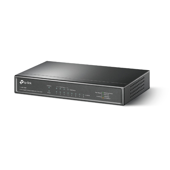G1008P TL-S -  8-Port Gigabit Desktop Switch with 4-Port PoE