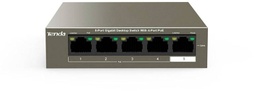 G1105P Tenda TE-4-63W 5-Port Gigabit Desktop Switch w/ 4-Port PoE