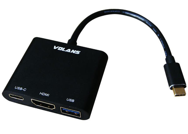 [VL-UCH3C] VL-UCH3C Aluminium USB-C Digital AV Multiport Adapter