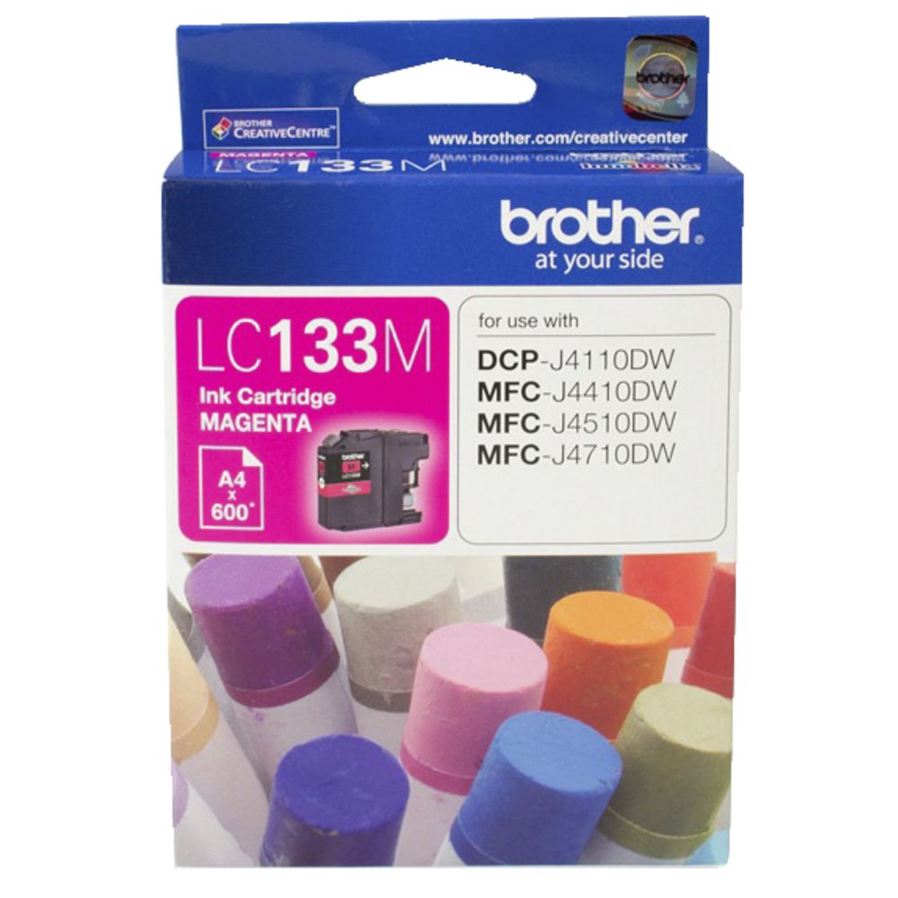 COB-LC133M Brother LC-133M Magenta Ink -600 p- MFC-J6520DW/J6720DW/J6920DW and DCP-J4110DW/MFC-J4410DW etc.