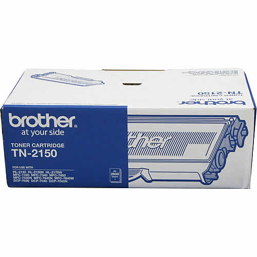 COB-TN-2150 Brother TN-2150 Brother TN-2150 Mono Laser Toner - High Yield, HL-2140/2142/2150N/2170W, DCP-7040, MFC-7340/7440N/7840W- up to 2600 p