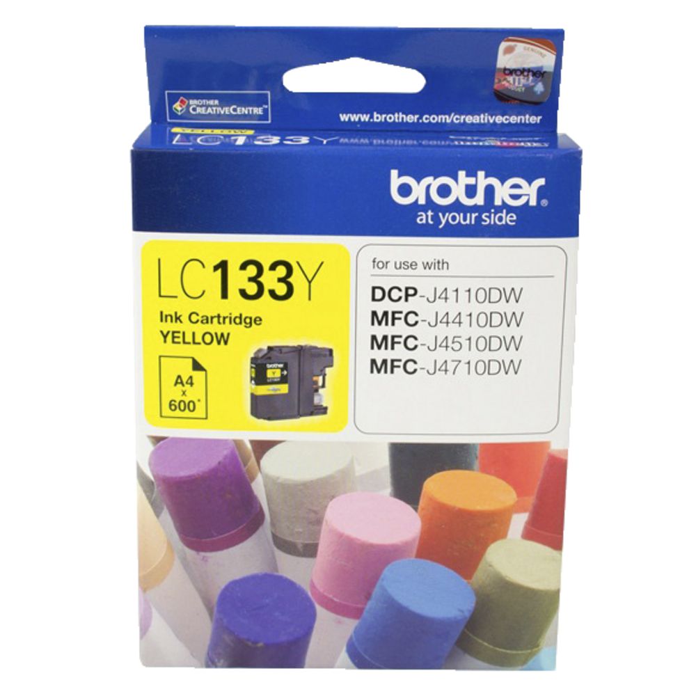 [COB-LC133Y] COB-LC133Y Brother LC-133Y Yellow Ink-MFC-J6520DW/J6720DW/J6920DW and DCP-J4110DW/MFC-J4410DW/J4510DW/J4710DW and DCP-J152W/J172W/J552DW/J752DW/MFC-J245/etc.
