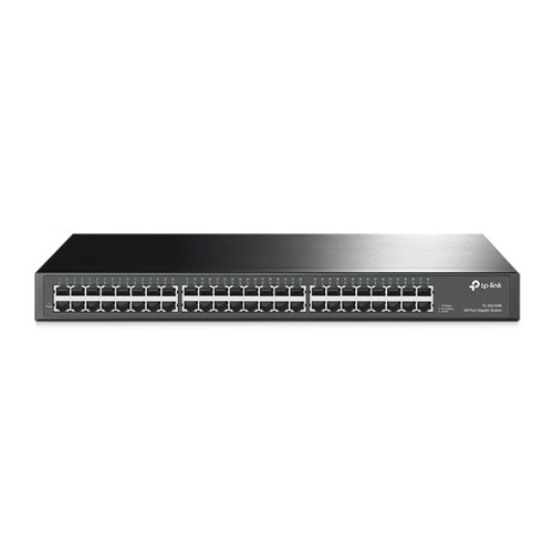 NWTL-SG1048 TP-Link TL-SG1048 48-Port Gigabit Rackmount Switch 19-inch rack-mountable steel case 96Gbps Switching Capacity IEEE 802.3x flow control Auto MDI/MDIX