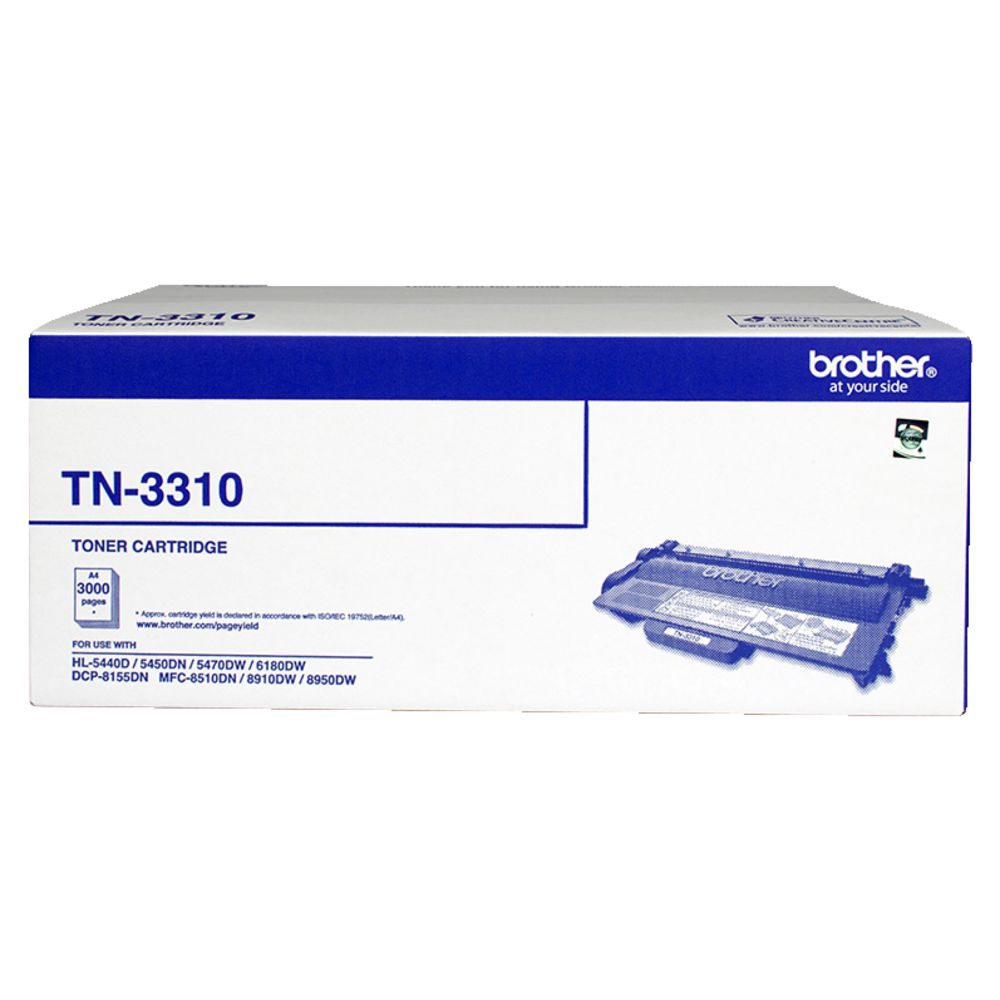 COB-TN3310 Brother TN-3310 Mono Laser Toner - Standard -HL-5440D/5450DN/5470DW/6180DW & MFC-8510DN/8910DW/8950DW & DCP-8155DN-up to 3000 pages