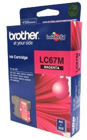 COB-LC67M Brother LC-67M Megenta Ink Cartridge- to suit DCP-385C/395CN/585CW/6690CW/J715W, MFC-490CW/5490CN/5890CN/6490CW/6890CDW/790CW/795CW/990CW- up to 325 p