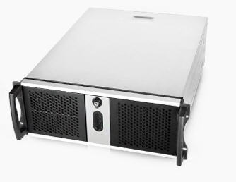 CAC-RM42300 Chenbro RM42300 Black 4U Rackmount Case, No PSU, 2x USB 2.0, External 3x 5.25',Internal 4x 3.5', 1x Slim ODD Slot, 1x 120mm Fan