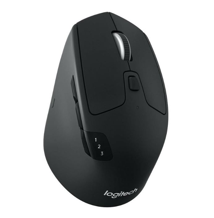 MILT-M720 Logitech M720 Triathlon Multi-Device Wireless Bluetooth Mouse with Flow Cross-Computer Control & File Sharing for PC & Mac Easy-Switch up to 3 Devices