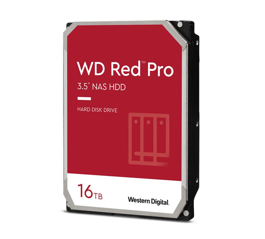[HAWD-RDP35-16TB] HAWD-RDP35-16TB Western Digital WD Red Pro 16TB 3.5' NAS HDD SATA3 7200RPM 512MB Cache 24x7 300TBW ~24-bays NASware 3.0 CMR Tech 5yrs wty