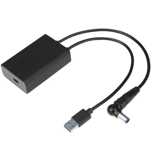 NAT-ACA42AUZ Targus USB-C USB-A DC Power Demultiplexer Adapter for DOCK180 with Power Delivery Black 3 year WTY