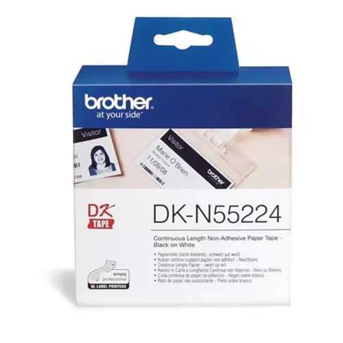 [COB-DK-N55224] COB-DK-N55224 Brother White Continuous Thick Paper Roll 54mm x 30.84mm