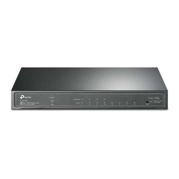 NWTL-SG2008P TP-Link SG2008P JetStream 8-Port Gigabit Smart Switch with 4-Port PoE+ Fanless Support Omada SDN, 802.1p CoS/DSCP QOS and IGMP Snooping