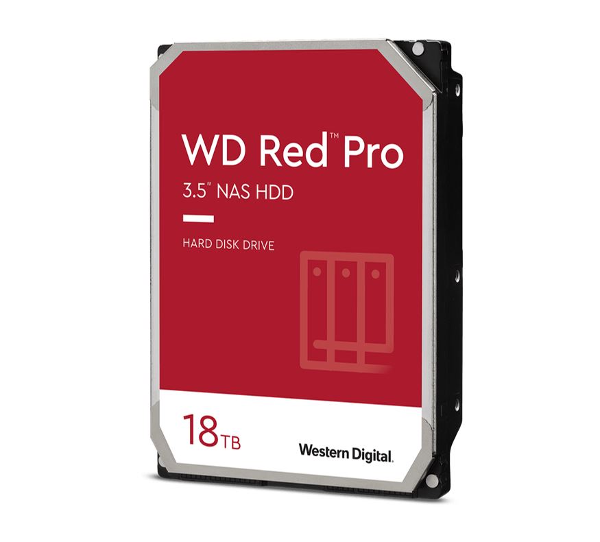 [HAWD-RDP35-18TB] HAWD-RDP35-18TB Western Digital WD Red Pro 18TB 3.5' NAS HDD SATA3 7200RPM 512MB Cache 24x7 300TBW ~24-bays NASware 3.0 CMR Tech 5yrs wty