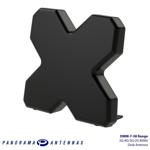 [MDPDMM7ANT] MDPDMM7ANT Panorama DMM-7-38-2TS9 Antenna - Black - DMM-7-38 | 4G/5G MiMo Desk Mount Antenna