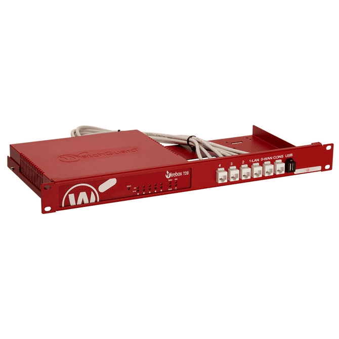 NAR-RM-WG-T6 Rackmount.IT Rack Mount Kit for WatchGuard Firebox T25, T45 & T45-POE, 1U