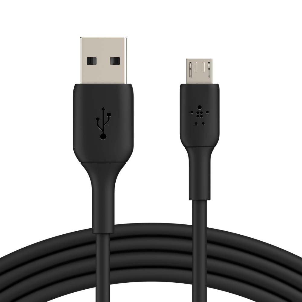[MPA-BKUCCBLK] MPA-BKUCCBLK Belkin BoostCharge USB-A to Micro-USB Cable (1M) - Black (CAB005bt1MBK), 25K+ Bends, USB-IF Certified, .2 Years Warranty