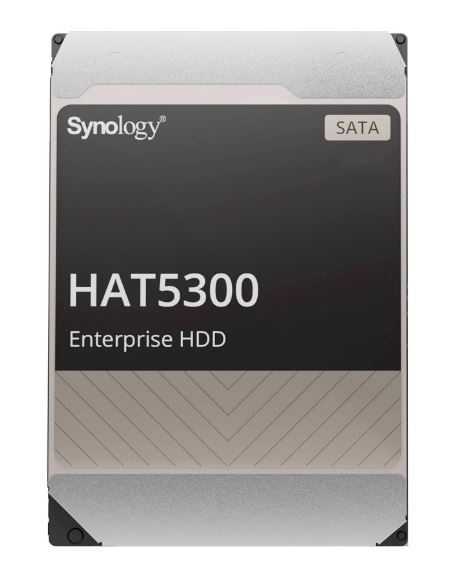 BASY-HAT5300-12T (For Synology NAS only) Synology Enterprise Storage HDD 12TB, Internal,  3.5' SATA , HAT5300, 5-year warranty, reliable hard drives for Synology syste