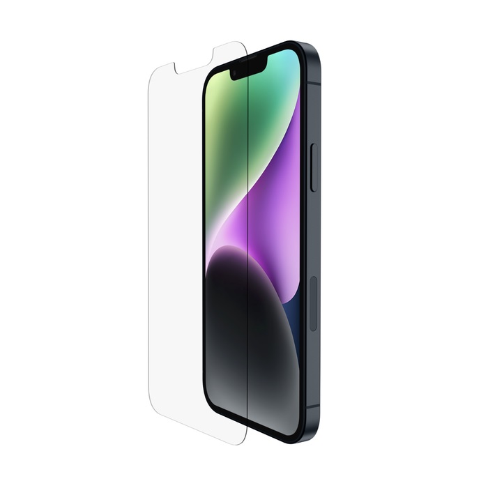 MPA-BK-SFTGIP13-SP Belkin ScreenForce TemperedGlass Treated Screen Protector for Apple iPhone 17e / iPhone 16e / iPhone 14 / iPhone 13 / iPhone 13 Pro - Clear (OVA069zz)