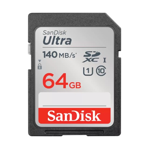 [FMS-SDUL-64G3] FMS-SDUL-64G3 SanDisk Ultra 64GB SDHC SDXC UHS-I Memory Card 140MB/s Full HD Class 10 Speed Shock Proof Temperature Proof Water Proof X-Ray Proof Digital Camera